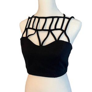 Wet Seal Caged Crop Tank Top